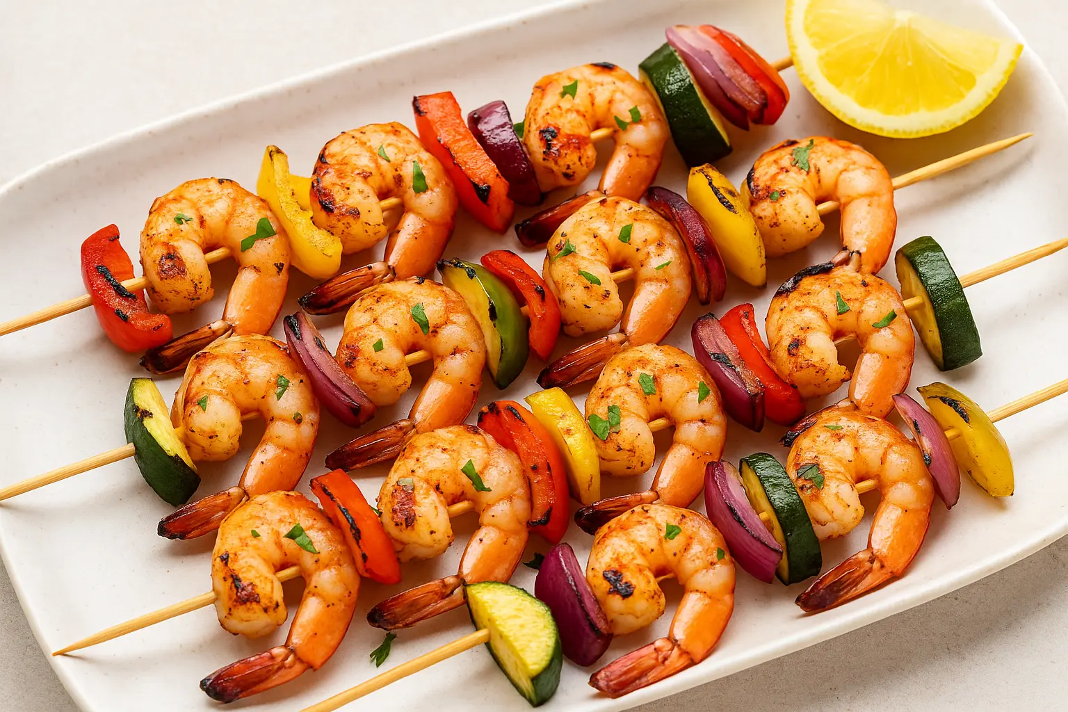 Easy Shrimp Kabobs: Grill or Broil for Quick Dinner